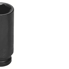Soquete de Impacto Sextavado Longo 9mm 1/2'' Aço Cromo Molibdênio Tramontina PRO - Alta Resistência