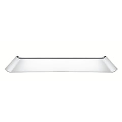 Bandeja Tramontina Quadrata Retangular Em Aço Inox Alto Brilho 38x17 Cm