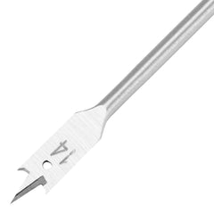 Broca Chata Madeira Longa 14x300mm Haste Hexagonal Aço 45 MTX 7040149