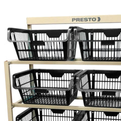 Estante Cesto Expositor Preto 80kg Presto