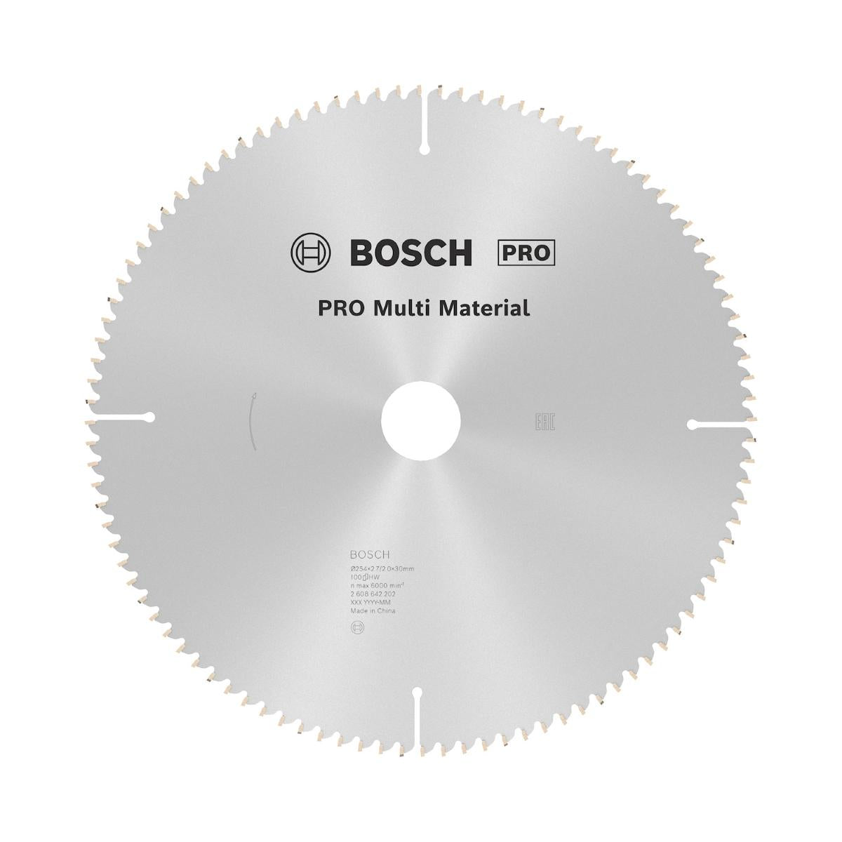 Disco De Serra Circular Bosch Pro Multi Material 254mm 100D
