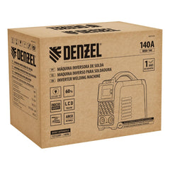 Máquina de Solda Inverter MMA-140 Bivolt 110/220V 140 Amperes Hot Start Arc Force Anti-Stick Denzel