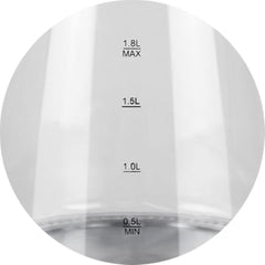 Chaleira Elétrica BCH11 Glass Britânia Capacidade 1,8L Desligamento Automático 220V