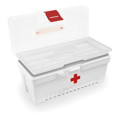 Caixa Plástica Medicamentos 13'' Alta Resistência 8kg Cadeado Tramontina