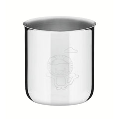 Copo Infantil Tramontina Baby Friends Em Aço Inox 340 Ml Ergonômico Resistente Para Crianças