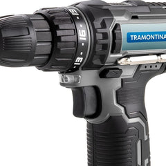 Parafusadeira Furadeira 10,8V Tramontina Bivolt 1,3Ah 19 Torques Variável com LED