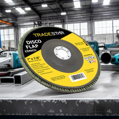 Disco Flap 180 mm G40 Fibra Cônico Aço Tradestar