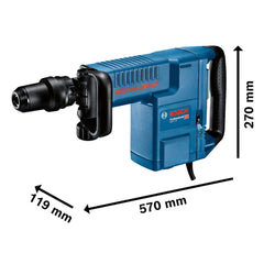 Martelete Demolidor Bosch Gsh 11 E 1500W 220V Em Maleta