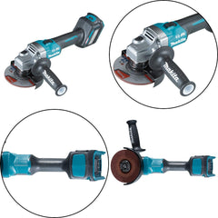 Esmerilhadeira Angular 125Mm Sem Fio 40V Resistência Água Motor BL Com Sistema AWS GA029GZ Makita