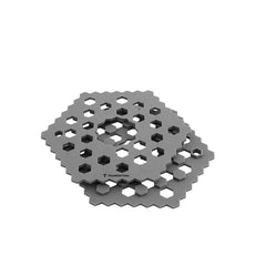 Descanso De Panelas Tramontina Vivace Silicone Hexagonal 18 Cm 2 Peças Resistente Até 180 C