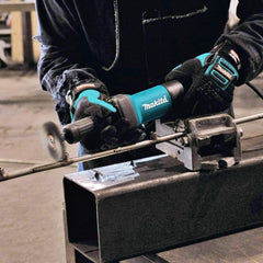 Retificadeira 6mm 1/4'' 400W 25000 RPM Pinça 6mm Industrial Metal com Chaves GD0600 220V Makita