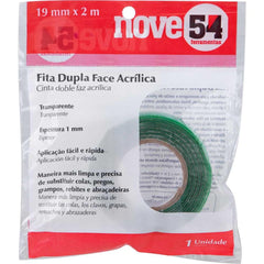 Fita Dupla Face 19mm 2 Metros Acrílica Nove54