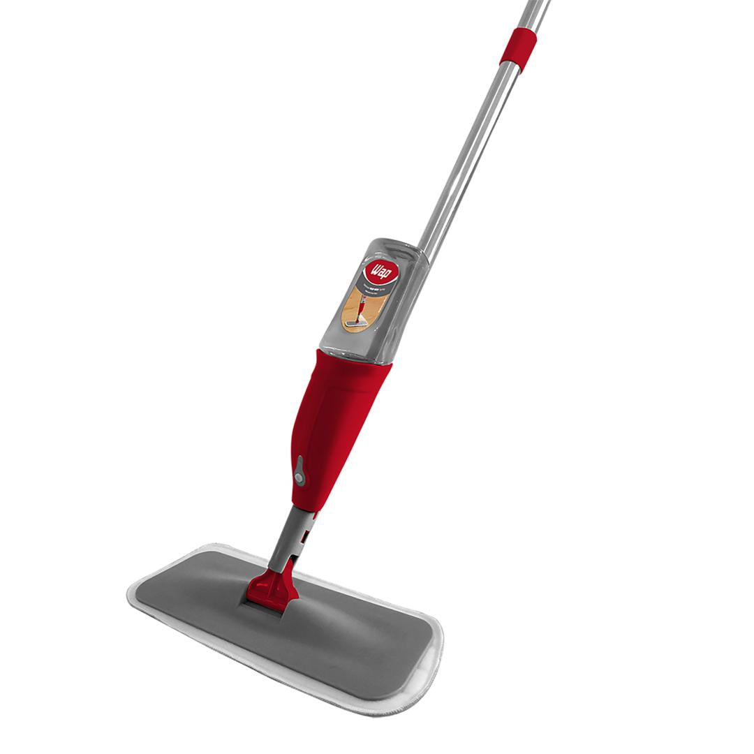 Vassoura WAP MOP Spray Praticidade na Faxina com Reservatório e Pano de Microfibra