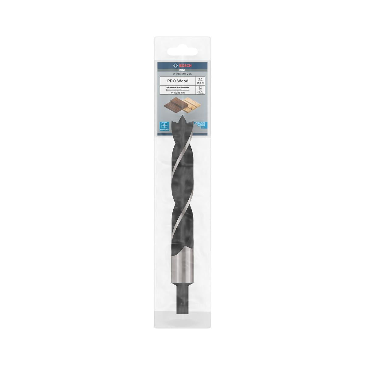 Broca Para Madeira Bosch Pro Wood 24mm (Encaixe Cilíndrico)