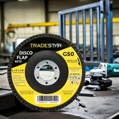 Disco Flap 115 mm G50 Fibra Reto Aço Tradestar