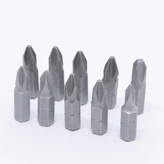 Jogo Bits Phillips 1/4'' 25 mm 10 Peças Tradestar