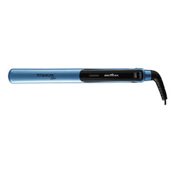 Prancha Titanium Blue Britânia Com Cordão Giratório 360° Luz Indicadora Temperatura Ajustável Bivolt