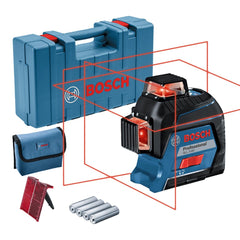 Nível A Laser Bosch Gll 3-80 80M 360º Em Maleta