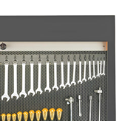 Painel de Ferramentas para Oficina Cinza com Persiana com Trava 1,36 Metros C58P-G Beta