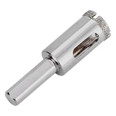 Broca Diamantada Para Vidro 18 X 67mm Haste Sextavada MTX Furos Precisos Sem Lascas
