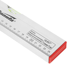 Nível De Alumínio 250mm 2 Bolhas Escala Graduada Sparta 3510155