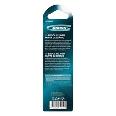 Broca Aço Rápido Nitreto Titânio 5,5mm 2pcs Profissional Gross