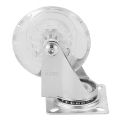 Rodízio De Gel Giratório Sem Freio 3'' 75mm 55kg Capacidade De Carga Poliuretano Aço Galvanizado MTX 6873355