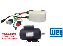 Betoneira 400L Rental Com Motor Diesel Toyama 4,7Hp Com Roda Maciça Menegotti