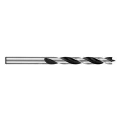 Broca Espiral Madeira 8x115mm Haste Cilíndrica 1PC Aço 45 Nitreto Titânio MTX 702069