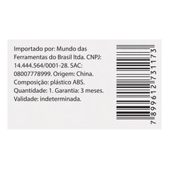 Válvula Pulverizadora Gatilho Palisad 647328 para Mangueira/Fonte Bocal Plástico 320x110x30mm