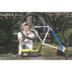 Caixa Plástica Para Ferramentas 13'' Tramontina Master Com Bandeja Removível E Trava Metálica