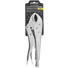 Alicate de Pressão Mordente 10'' Curvo Aço Carbono Tradestar