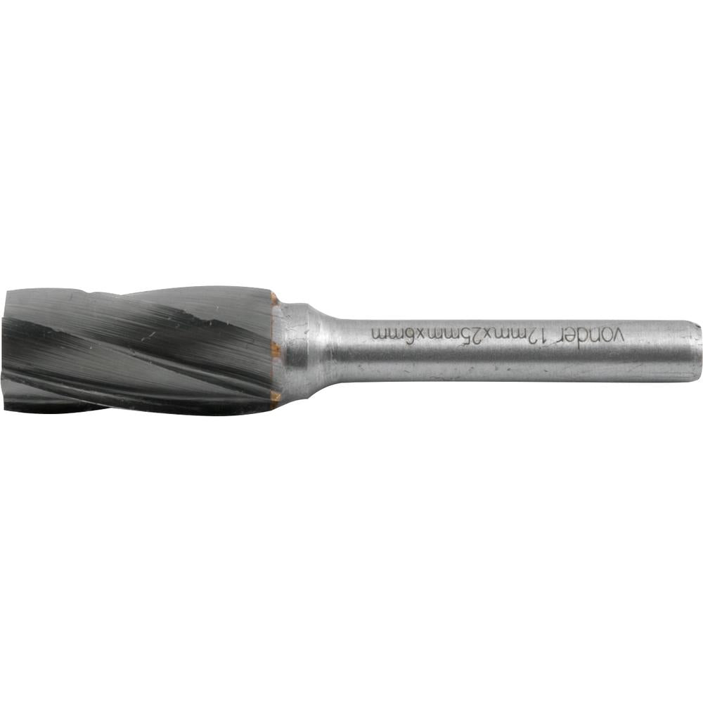 Lima Rotativa Cilíndrica p/ Alumínio 12x25 c/ Haste 6 Vonder