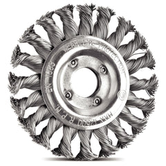 Escova Circular Arame Entrançado 6''x1/2'' 24 Tranças Aço Temperado Tramontina PRO