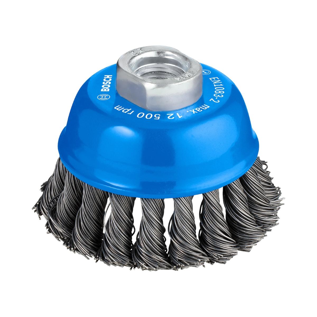 Escova De Aço Bosch Pro Metal Heavy Trançado 75mm
