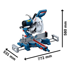 Serra Meia Esquadria Telescópica Bosch Gcm 254 D 110V Disco