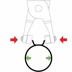 Alicate Para Abraçadeiras Elásticas 9'' Tramontina PRO Instalação Rápida Aço Carbono