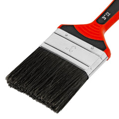 Trincha Pincel 3'' Tintas Esmalte Óleo Cerdas Pretas Cabo 2 Componentes 1PC MTX Profissional