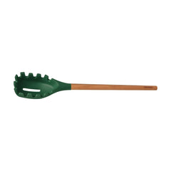 Pegador De Massa Tramontina Live Silicone Verde Cabo Madeira Resistente 210°C Antiaderente