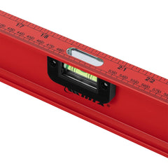 Nível Alumínio Reforçado 1000mm 3 Bolhas 40pol MTX Rail Precisão 1mm/m