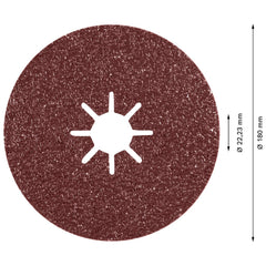 Jogo Disco Lixa Em Fibrabosch R781 Prisma Ceramic 180mm G36
