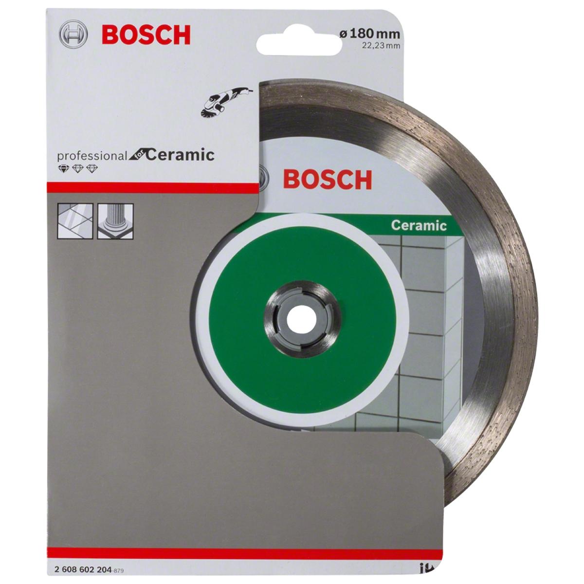 Disco Diamantado Liso Bosch Std Ceramic 180X22,23X1,6X7mm