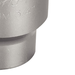 Soquete Estriado 42 mm 3/4'' Aço Cromo Vanádio Cromado Tramontina PRO