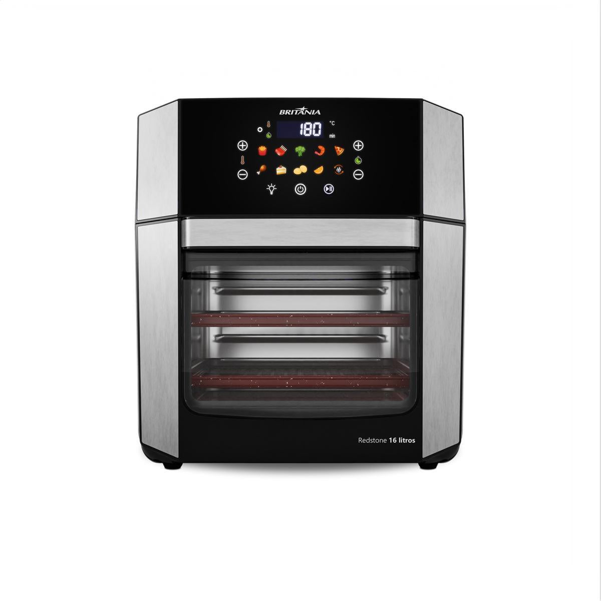 Fritadeira Air Fryer Oven Britânia BAF16A 16L Porta Removível 127V