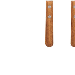 Conjunto 03 Colheres Para Chá Tramontina Dynamic Aço Inox E Madeira Natural Resistente Reforçado