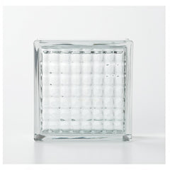 Tijolo de Vidro 19 x 19 x 8 CM Cristal Paralelo Incolor 06 Unidades Tradestar