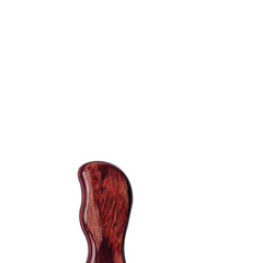 Mezzaluna Tramontina Polywood Lâmina Aço Inox Cabo Madeira Vermelho