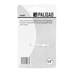 Engate Rápido Para Mangueira 1/2 Polegada Passagem Livre Latão 1 Peça Palisad 662408
