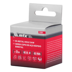 Serra Copo Bimetálica 38mm MTX 5/8'' 18UNF Aço Rápido para Metal