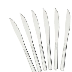 Faqueiro Tramontina Buzios 24 Pecas Em Aco Inox Servico De Mesa Completo Com Facas De Churrasco